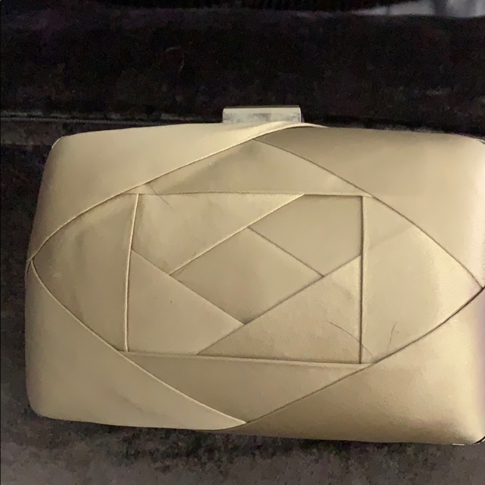 Coccinelle silk clutch
